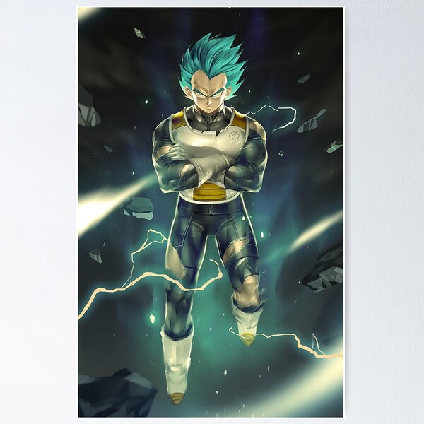 Vegeta Super Saiyan Bleu affiches et impressions par Syarif syarif -  Printler