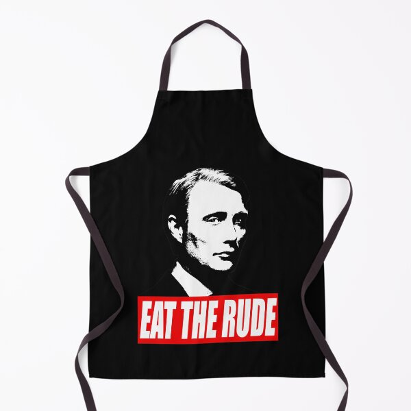 Item preview, EAT THE RUDE - Hannibal [Dark Background] designed and sold by ScratchThatSi.