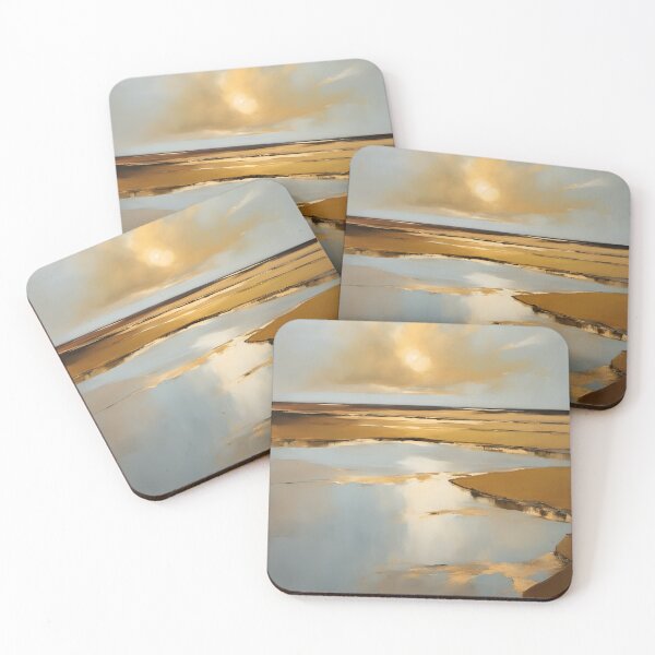 Item preview, Victorian Coast Minimalist Landscape Painting Melbourne designed and sold by druidwolfart.