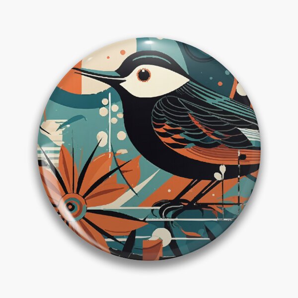 Item preview, Birds and flowers Charley Harper style designed and sold by g6iboyd.