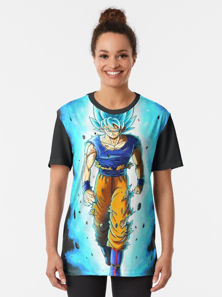 Goku SSJ Blue Bomb Poster for Sale by Aristote