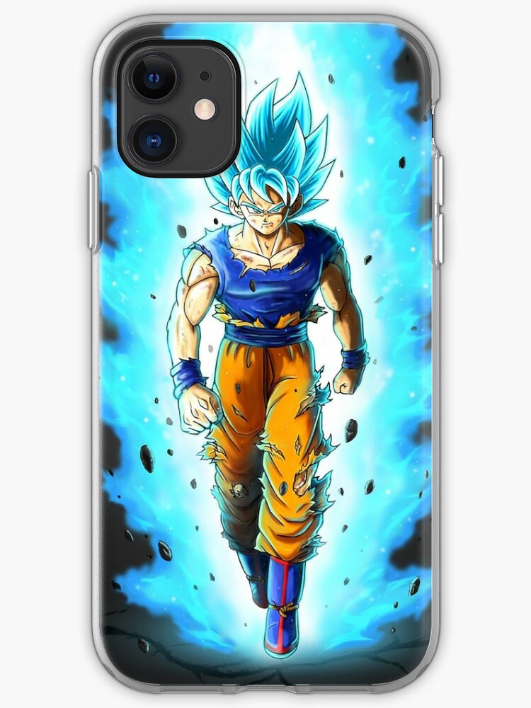 Goku Ssj Blue Iphone Case Cover By Aristote Redbubble