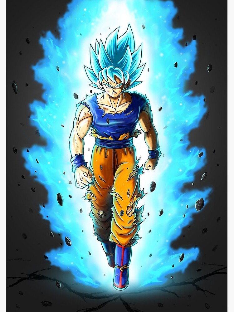 Goku SSJ Blue | Greeting Card