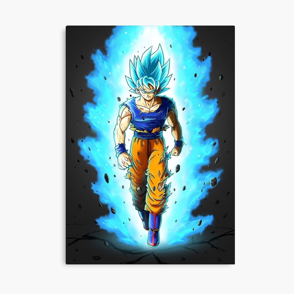 Goku SSJ Blue Poster for Sale by Aristote