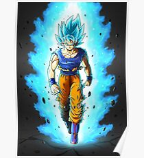 Goku SSJ Blue Poster