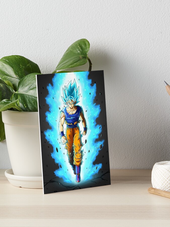 Goku SSJ Blue Poster for Sale by Aristote