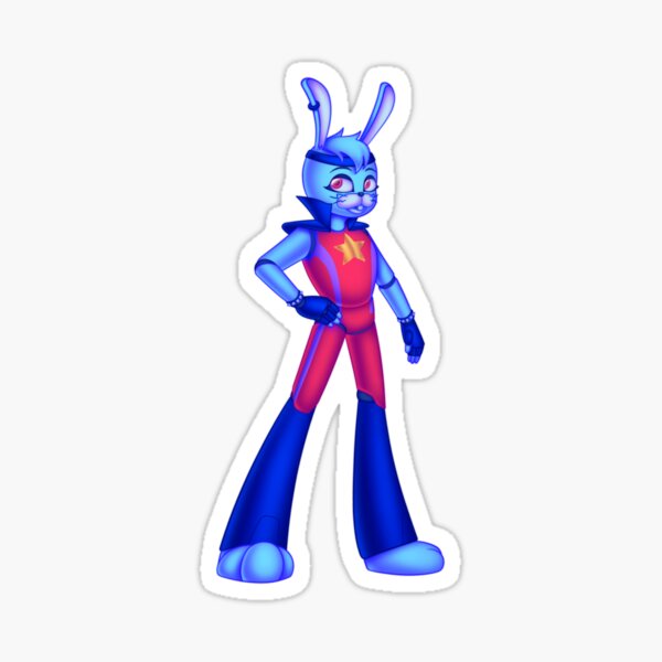 Fnaf Glamrock Bonnie  Sticker for Sale by Barrelisred