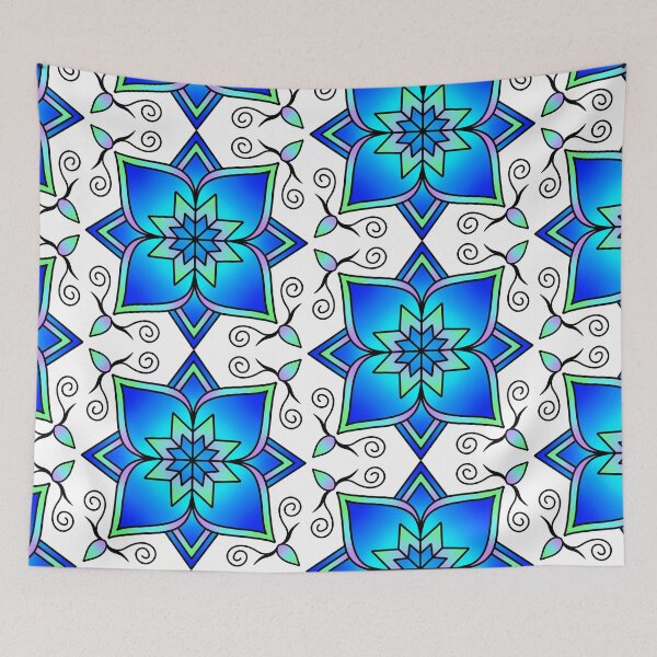 Item preview, Blue Ishkode  designed and sold by Niibidoon.
