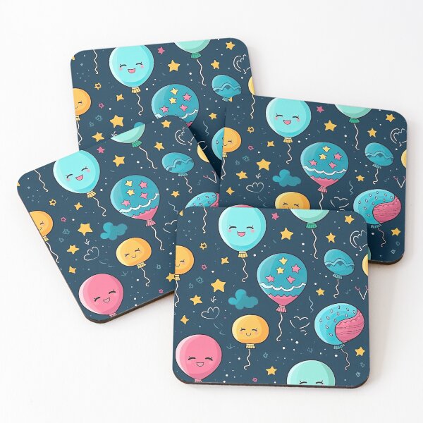 Item preview, cute balloon seamless designed and sold by NatthyDesign.
