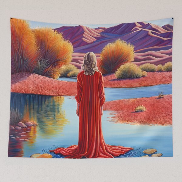 Item preview, Lady of the Lake 5 Painting designed and sold by druidwolfart.