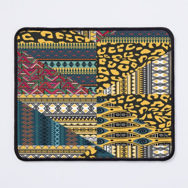 Item preview, Black Ethnic Pattern designed and sold by Myra365Art.