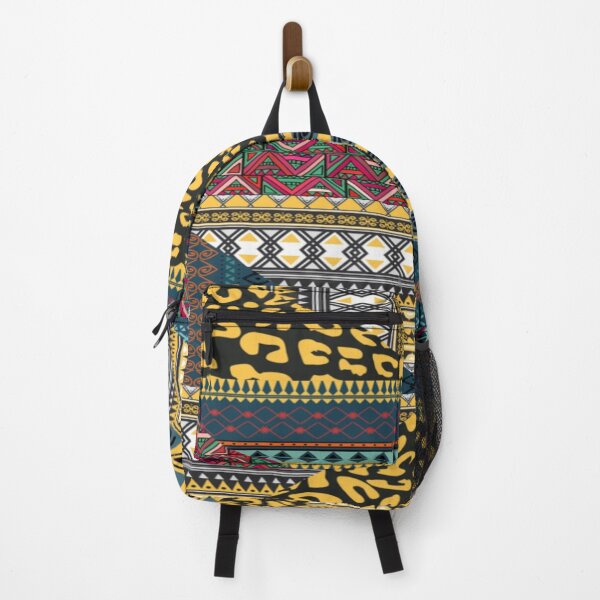 Item preview, Black Ethnic Pattern designed and sold by Myra365Art.
