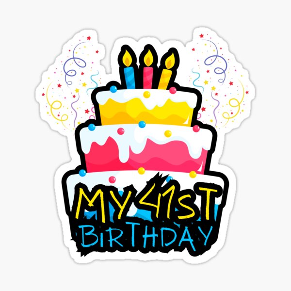 Item preview, My 41st Birthday designed and sold by variant designer.