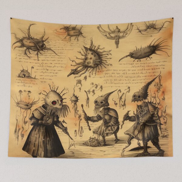 Item preview, Black Death Plague Medieval Manuscripts  designed and sold by BrandonArtWorld.