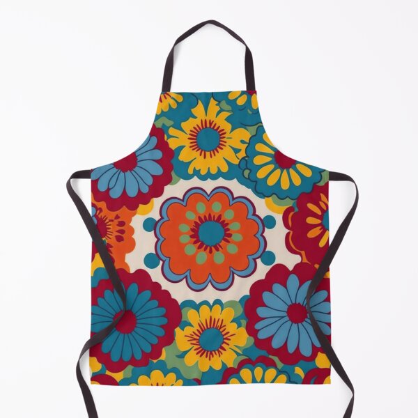 Item preview, Flower Power Colourful Flower Pattern designed and sold by druidwolfart.