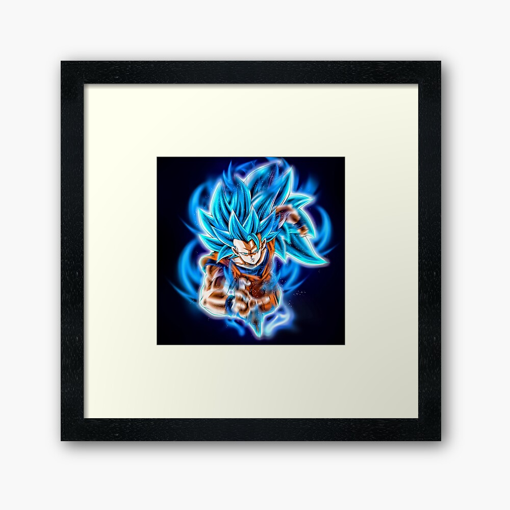 Goku SSJ Blue Greeting Card for Sale by Aristote