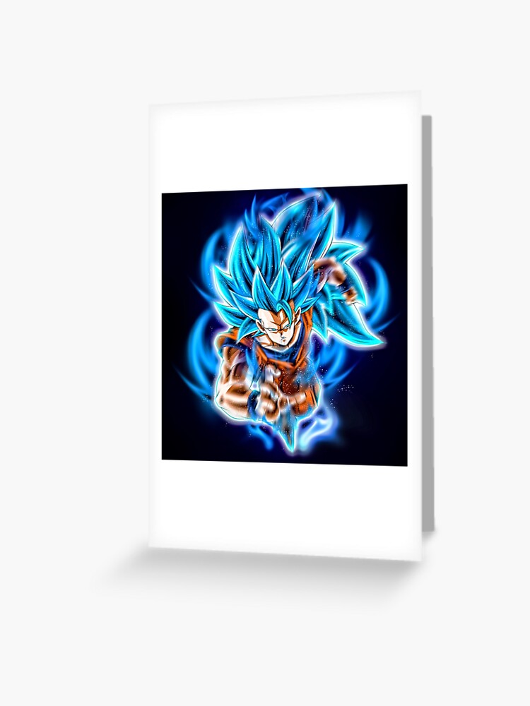 Goku SSJ Blue Bomb Poster for Sale by Aristote