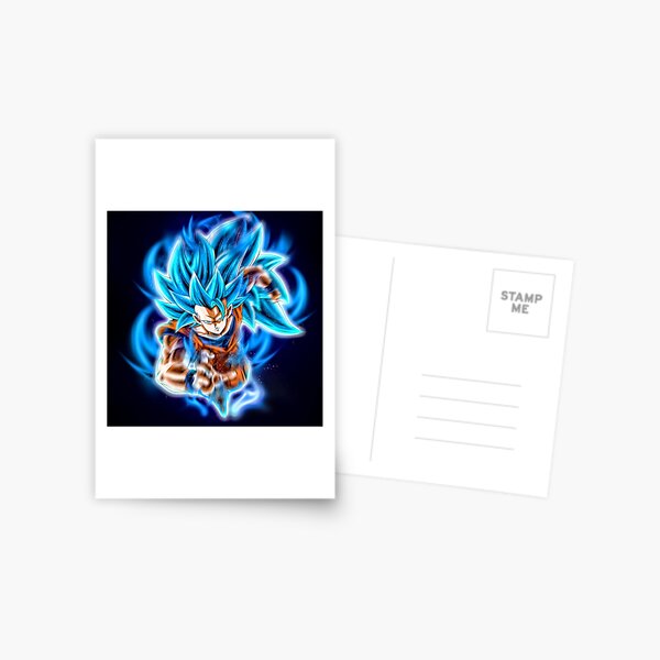 Goku SSJ Blue Bomb Poster for Sale by Aristote