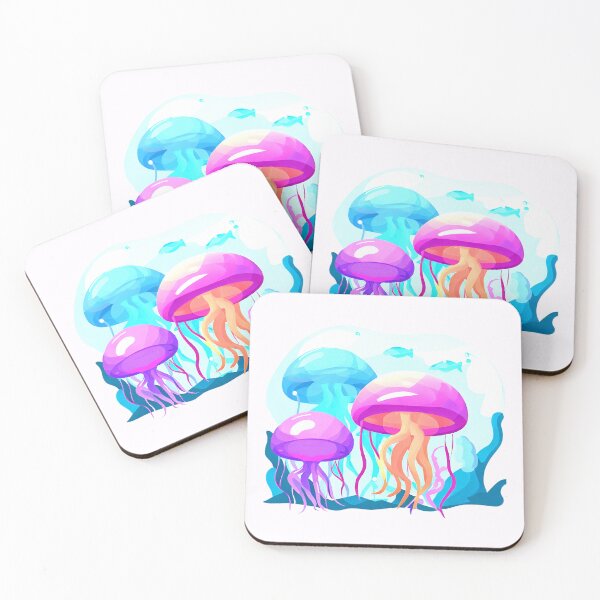 Item preview, Swimming Jellyfishes designed and sold by Naturalover.