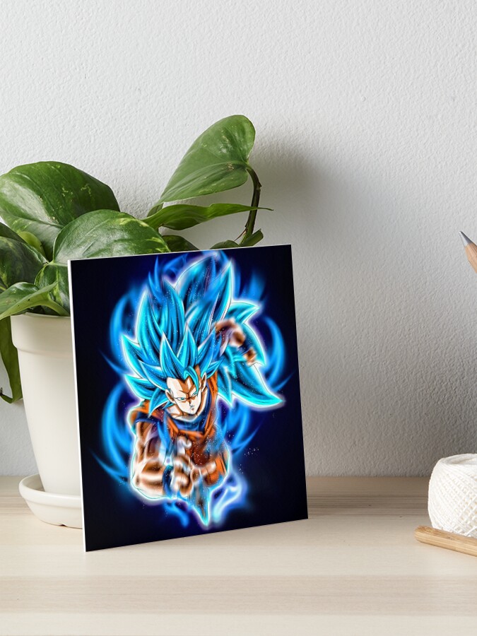 Goku SSJ Blue Bomb Poster for Sale by Aristote