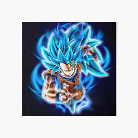 Goku SSJ Blue Greeting Card for Sale by Aristote