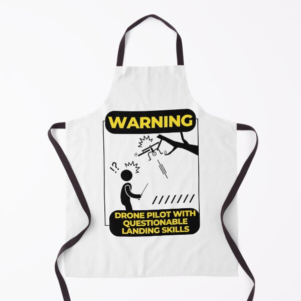 Item preview, Warning Drone Pilot With Questionable Landing Skills designed and sold by ChuckleThreads.