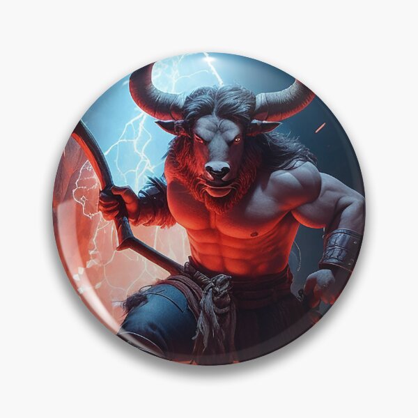 Item preview, Mythological creature, Minotaur in Labyrinth designed and sold by Artsemg.