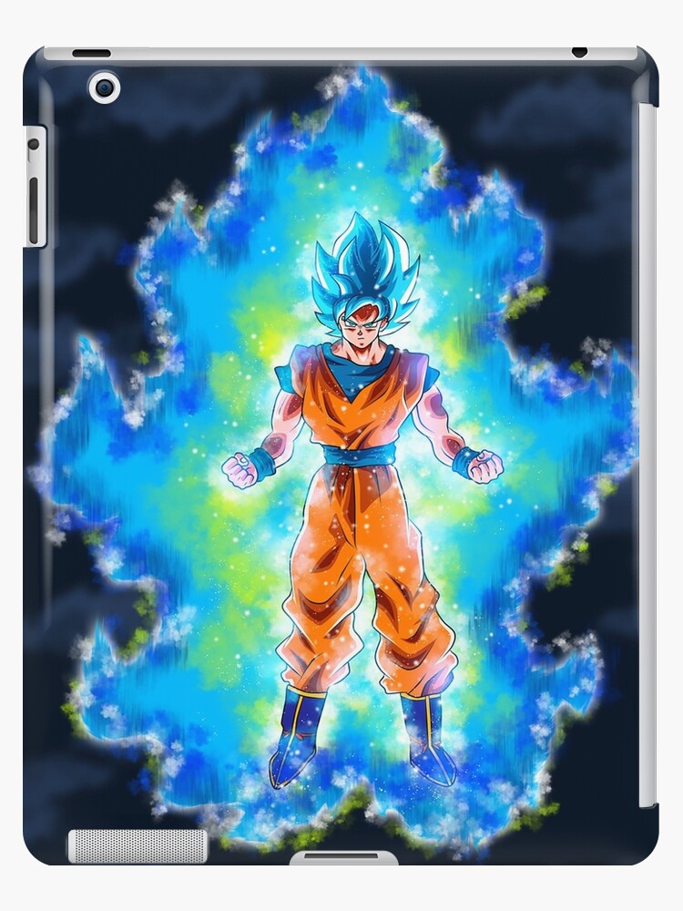 Goku SSJ Blue Greeting Card for Sale by Aristote