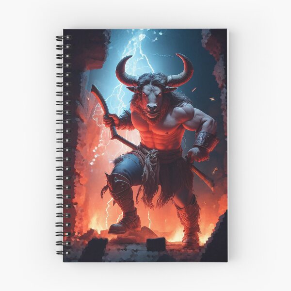 Item preview, Mythological creature, Minotaur in Labyrinth designed and sold by Artsemg.