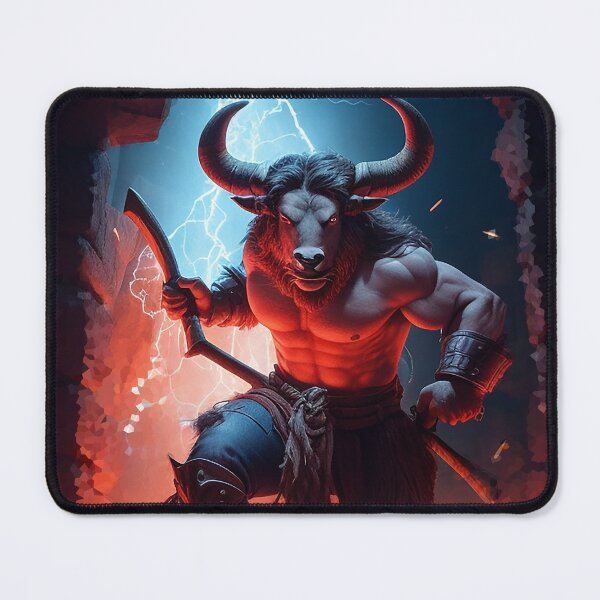 Item preview, Mythological creature, Minotaur in Labyrinth designed and sold by Artsemg.