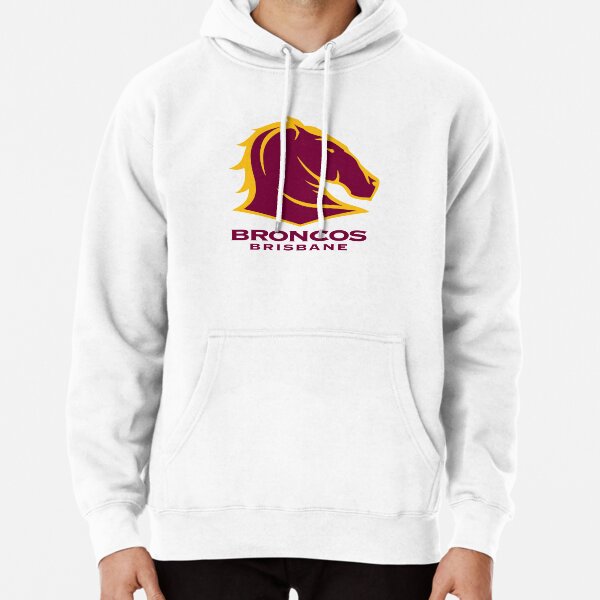 Women's BRISBANE BRONCOS TEAM HOODIE, Deep Mars