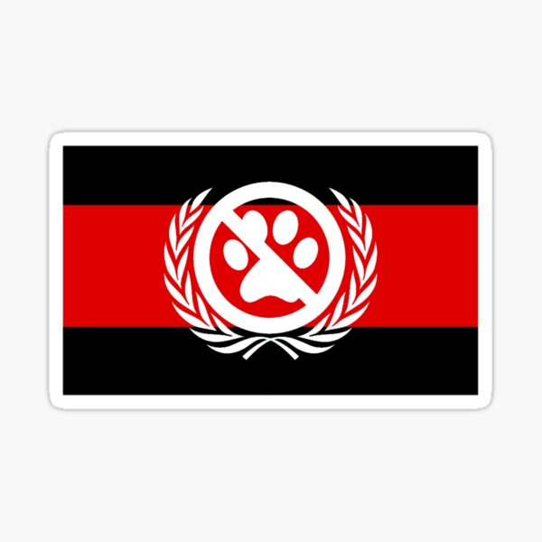 "anti furry flag" Sticker for Sale by daviddcar | Redbubble