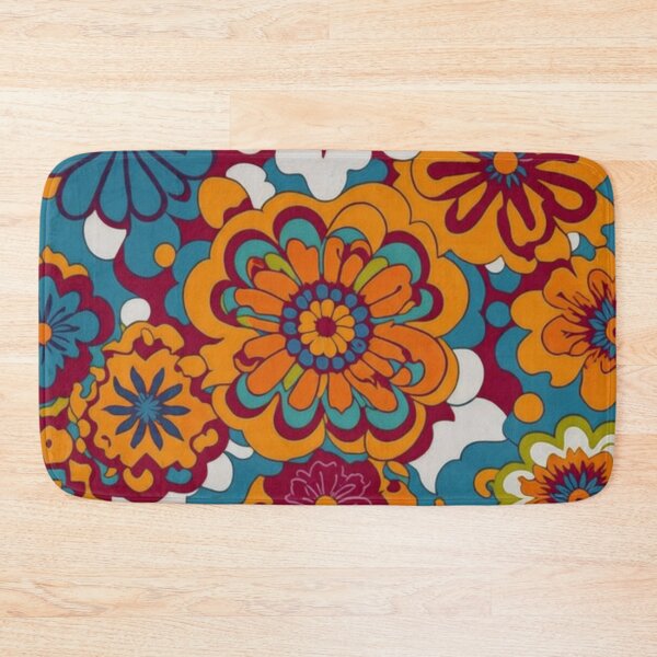 Item preview, Flower Power Colourful Flower Pattern designed and sold by druidwolfart.