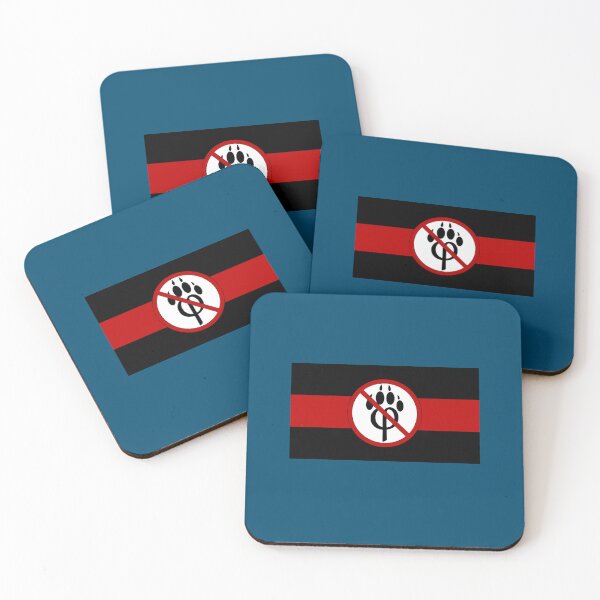 Item preview, Anti-furry flag Active  designed and sold by daviddcar.
