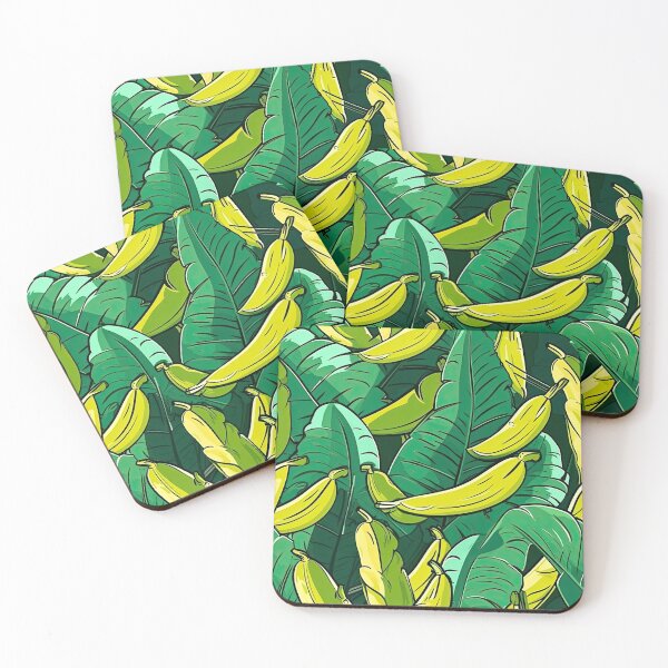 Item preview, cute banana leaf seamless designed and sold by NatthyDesign.