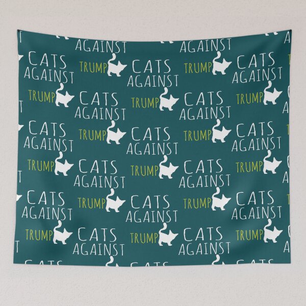 Item preview, Cats Against Trump Fitted  designed and sold by daviddcar.