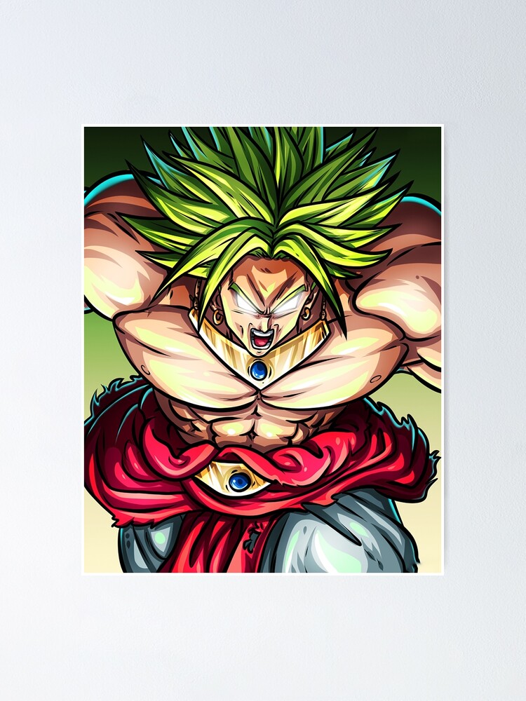 Poster dragon ball super broly anime version