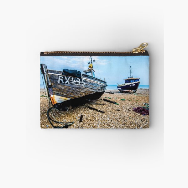 Item preview, Two abandoned fishing boats on Dungeness beach, Kent designed and sold by Luke Farmer.