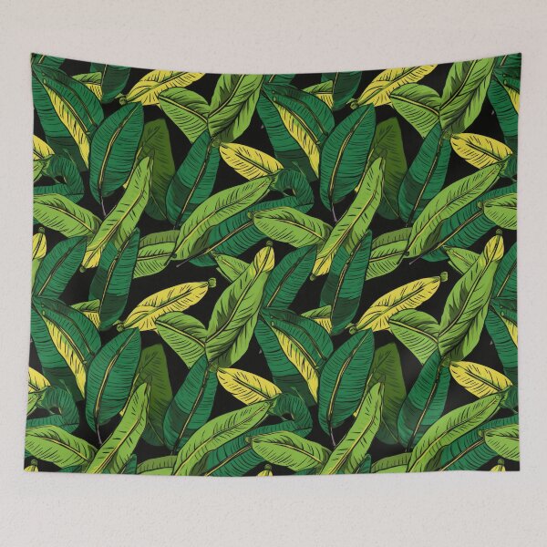 Item preview, cute banana leaf seamless designed and sold by NatthyDesign.