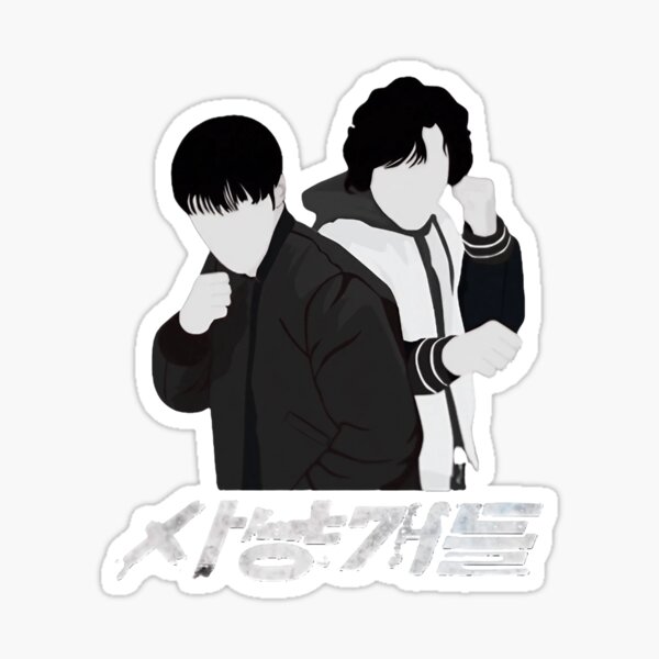 Item preview, Bloodhounds Kdrama Black and White designed and sold by setofeights.