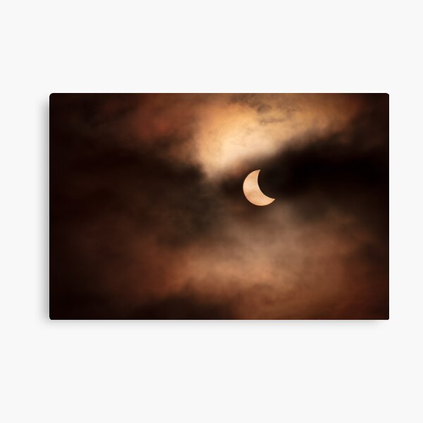 Solar Eclipse 2015 - 09.22am Canvas Print