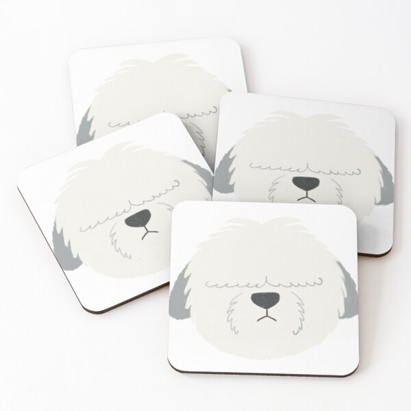 Item preview, Charming English Sheepdog with Fluffy Fur designed and sold by DazziDazzi.