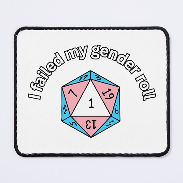 Item preview, Gender Roll (Crit Fail) designed and sold by IrishLashesBQ.