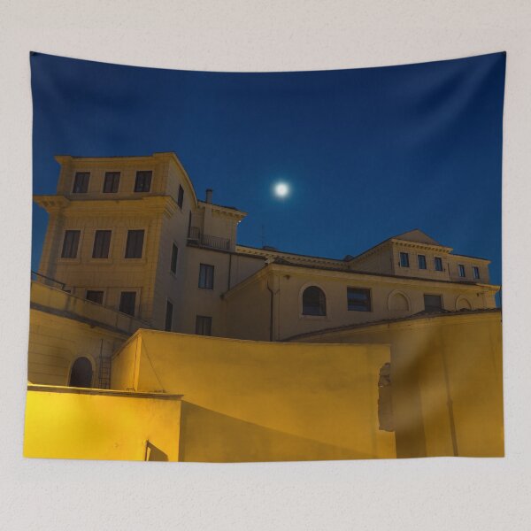 Item preview, Magical Rome, Italy - Yellow Facades and Moonlight designed and sold by Georgia Mizuleva.