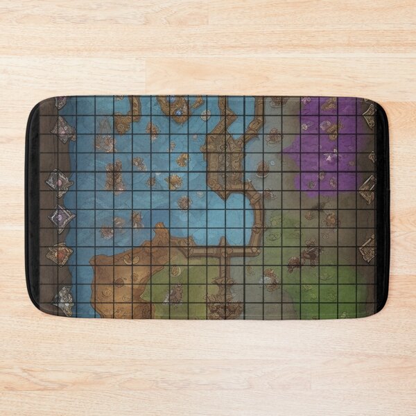Item preview, Dungeon Battle Maps Mat Grid designed and sold by Yellowriversss.