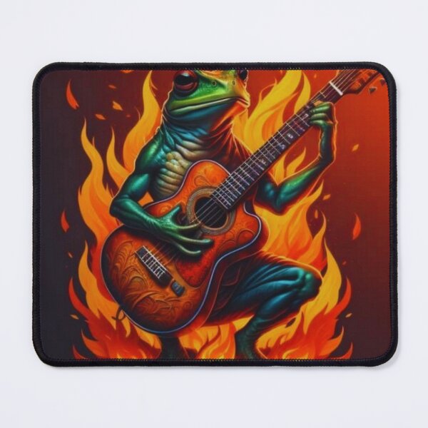 Item preview, Groovy Serenades of the Fire Frog designed and sold by THEVOICE-AI.