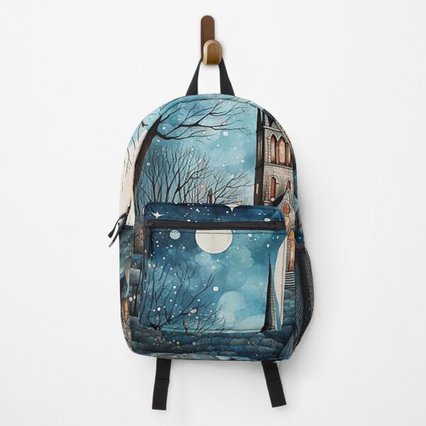 Item preview, The house, the moon and the artistic trees designed and sold by ghiomarn22.