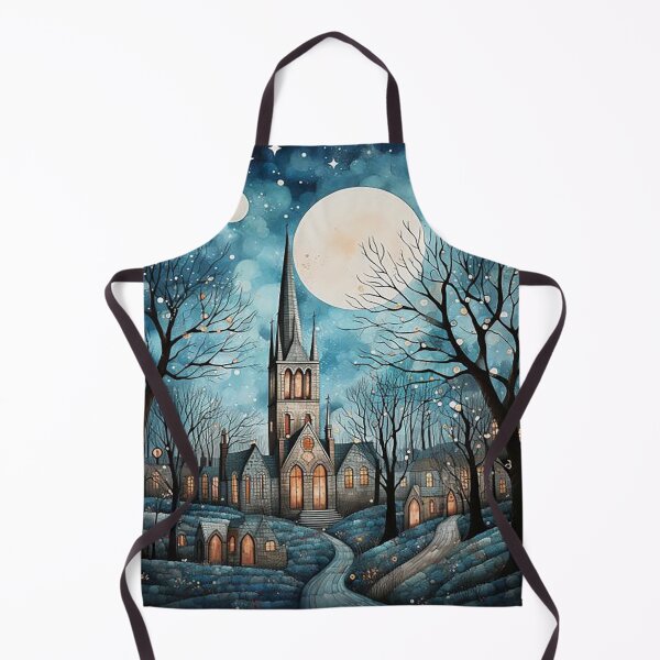 Item preview, The house, the moon and the artistic trees designed and sold by ghiomarn22.
