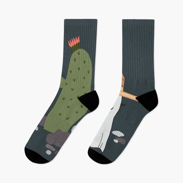 Item preview, Happy moustache ghost with cactus designed and sold by FrancesPoff.