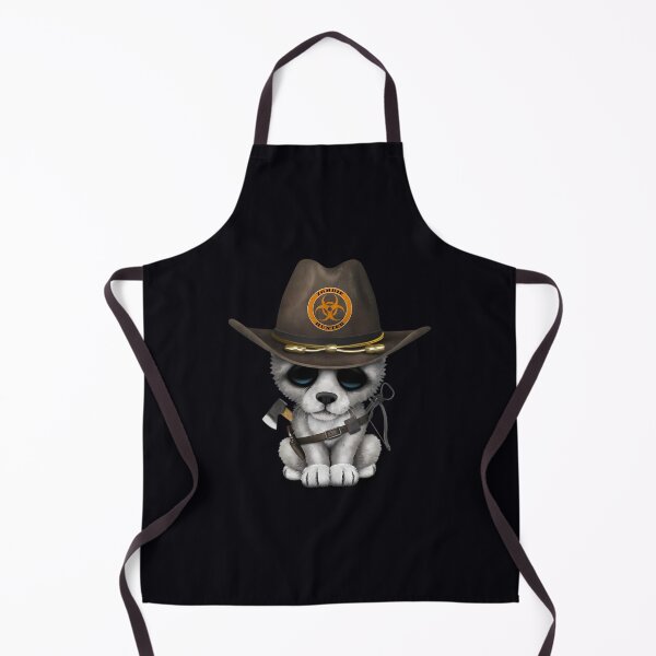 Item preview, Cute Wolf Cub Zombie Hunter designed and sold by dvcpugzxuh4.